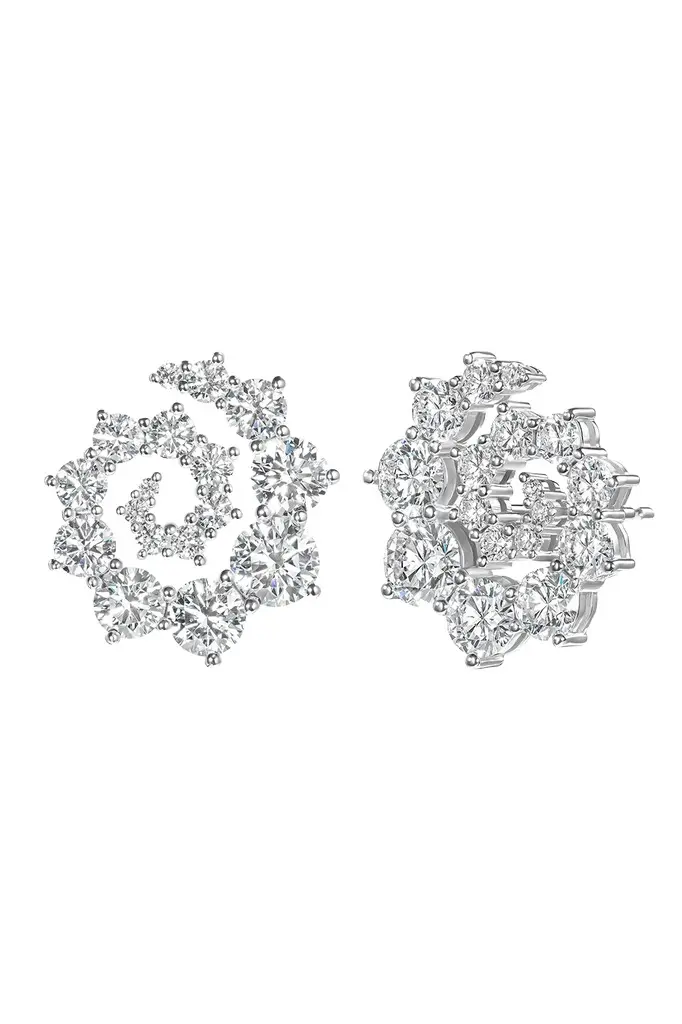 Melissa Kaye Diamond Large Riley Stud Earrings