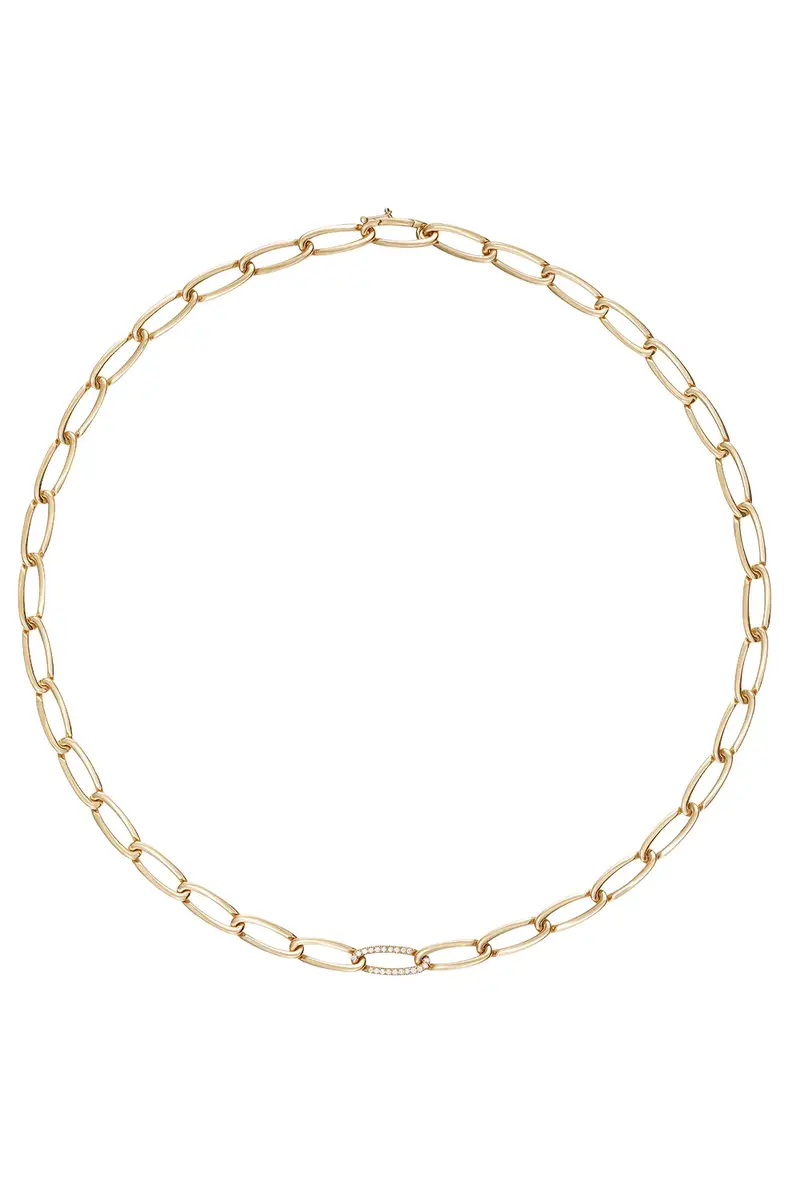 Melissa Kaye One Diamond Small Lulu Necklace