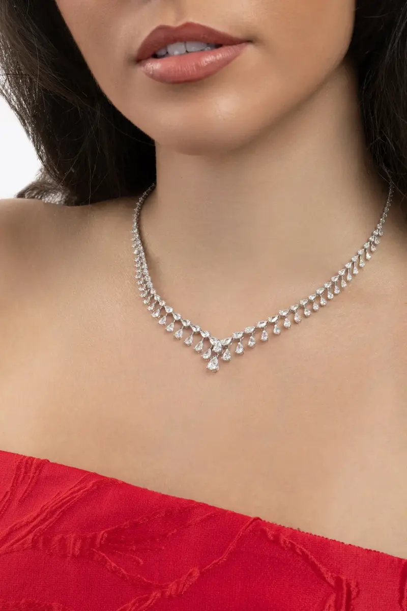 ARZANO Diamond Tiara Necklace | Thumbnail 4