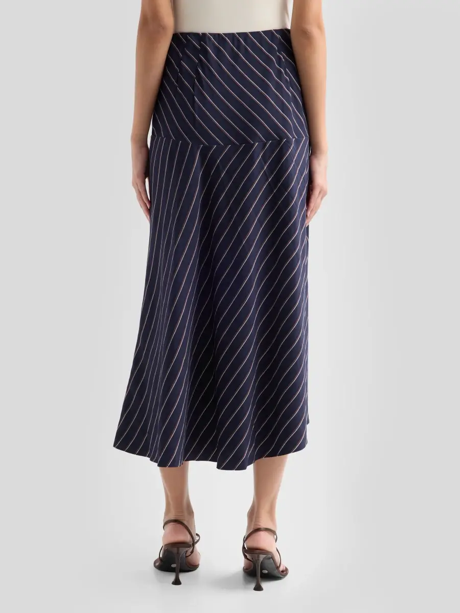 A.L.C. A. L.C. Women's Kara Pinstriped A-Line Midi Skirt | Thumbnail 3 A.L.C. A. L.C. Women's Kara Pinstriped A-Line Midi Skirt | Thumbnail 3
