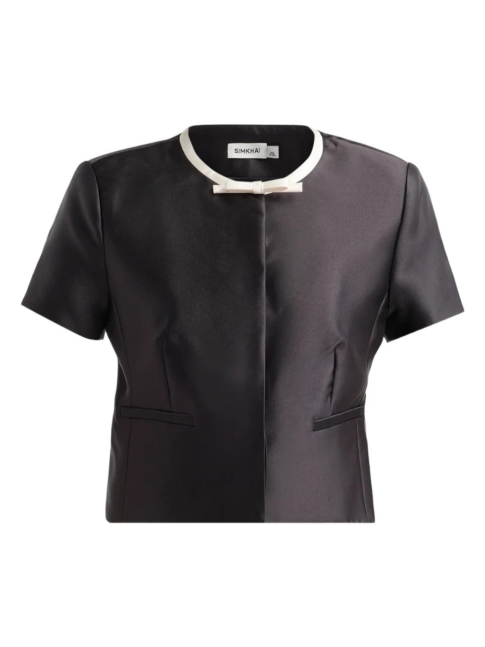 Women's Naelle Contrast Bow Twill Top