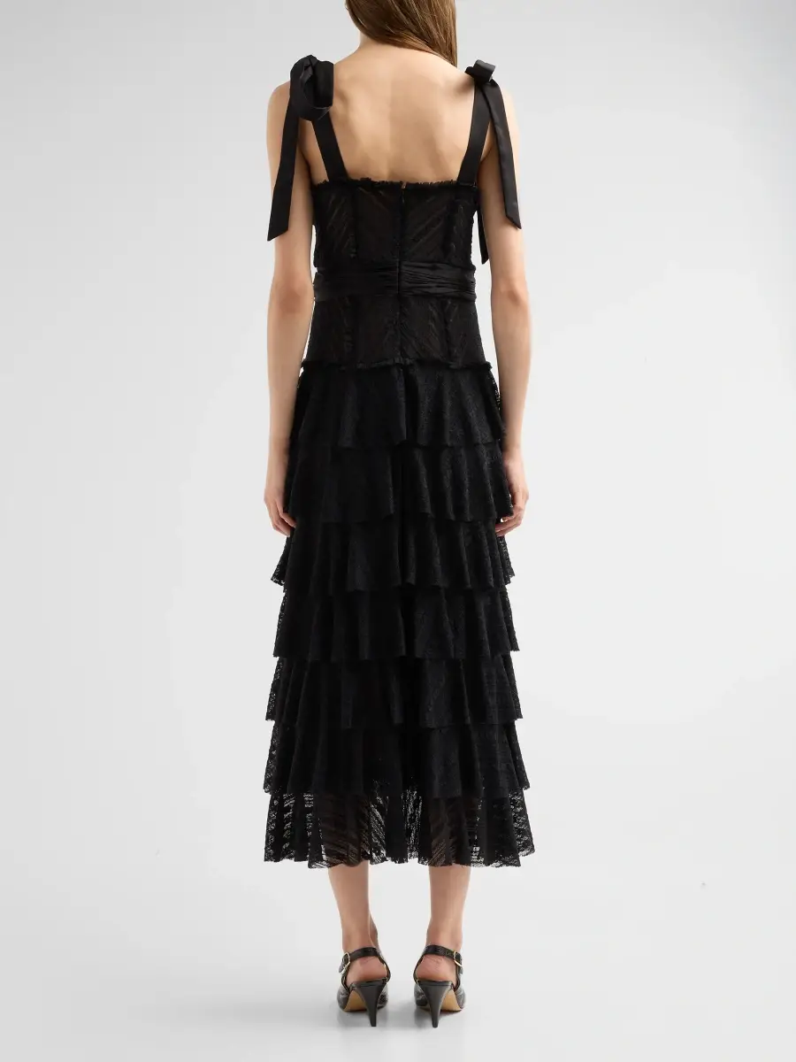 Cinq à Sept Women's Sabrina Lace Midi Dress | Thumbnail 3 Cinq à Sept Women's Sabrina Lace Midi Dress | Thumbnail 3
