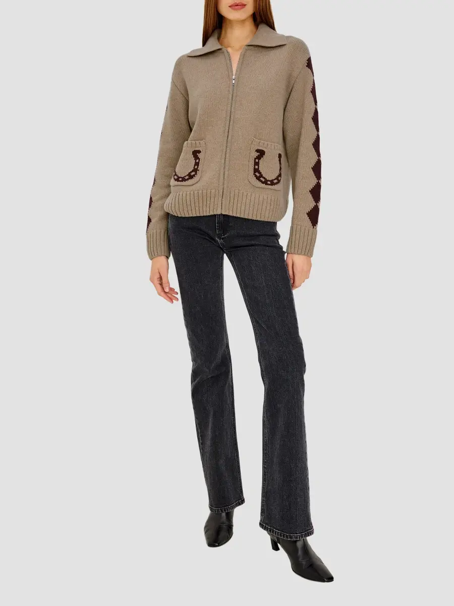 RAILS Women's Rhea Zip-Front Sweater | Thumbnail 2