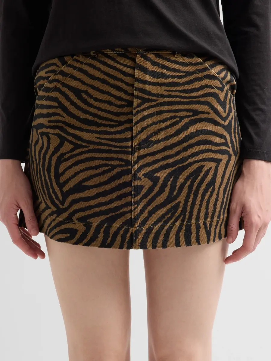 Veronica Beard Women's Chloe Ziger Print Mini Skirt | Thumbnail 5