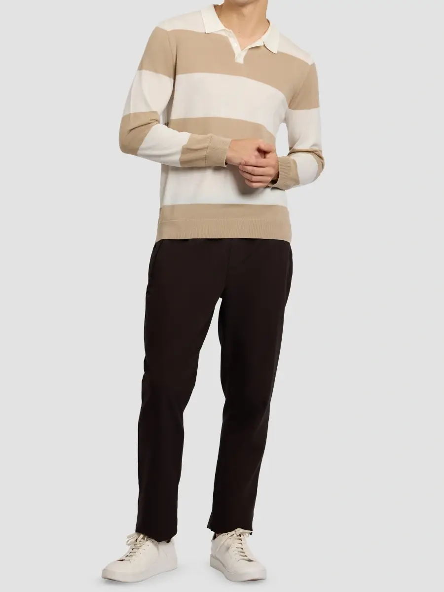Onia Men's Extra-Fine Merino Wool Long-Sleeve Polo Shirt | Thumbnail 2 Onia Men's Extra-Fine Merino Wool Long-Sleeve Polo Shirt | Thumbnail 2
