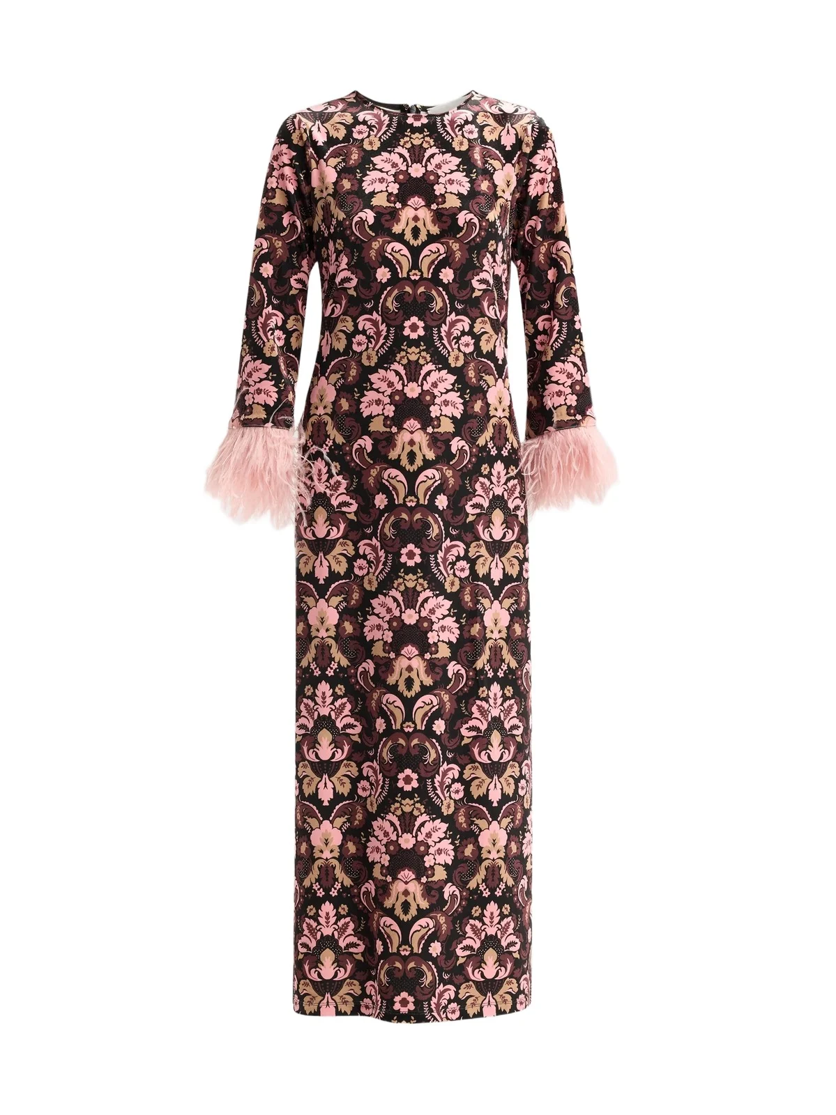 Cara Cara Women's Dayna Feather-Cuff Midi Dress