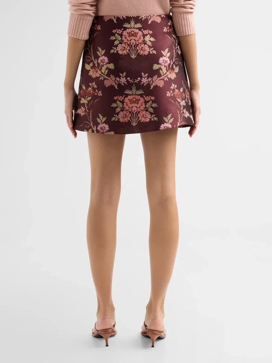 Cara Cara Women's Chrissy Jacquard Mini Skirt | Thumbnail 3 Cara Cara Women's Chrissy Jacquard Mini Skirt | Thumbnail 3