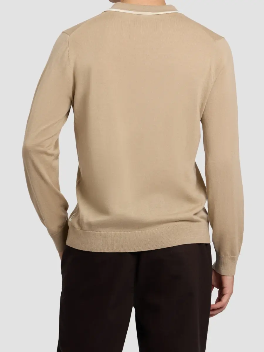 Onia Men's Extra-Fine Merino Wool Long-Sleeve Polo Shirt | Thumbnail 3 Onia Men's Extra-Fine Merino Wool Long-Sleeve Polo Shirt | Thumbnail 3
