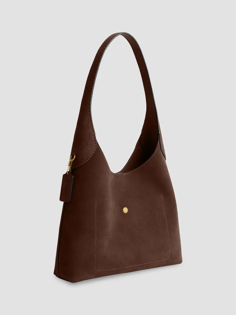 Coach Women's Brooklyn Suede Shoulder Bag 28 | Thumbnail 4