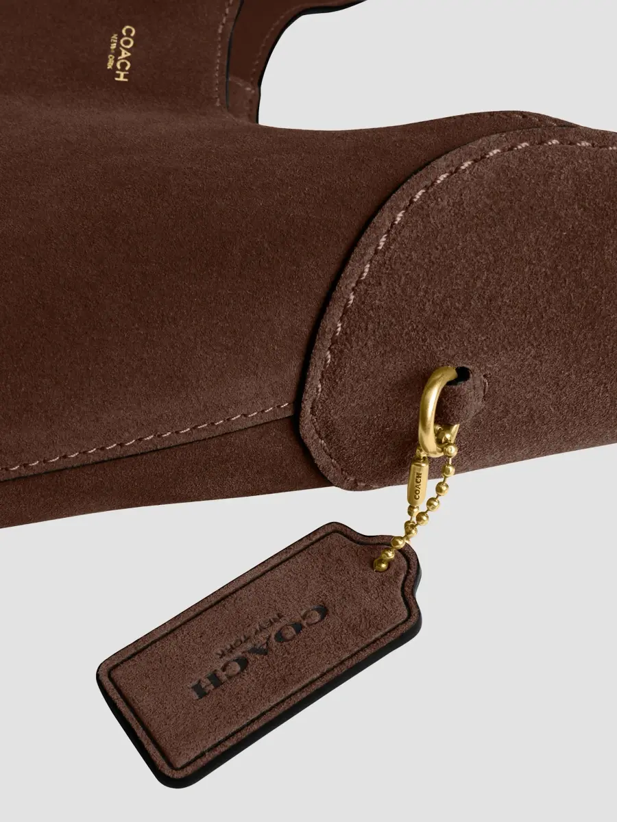 Coach Women's Brooklyn Suede Shoulder Bag 28 | Thumbnail 5