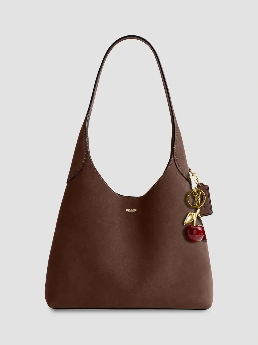 Coach Women's Brooklyn Suede Shoulder Bag 28 | Thumbnail 9