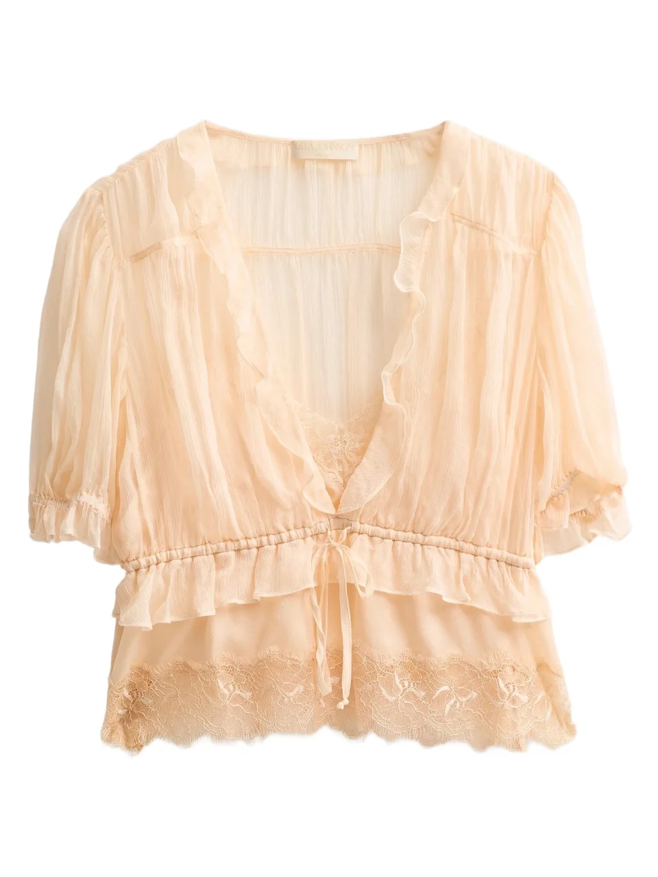 Ulla Johnson Women's Selene Puff-Sleeve Top