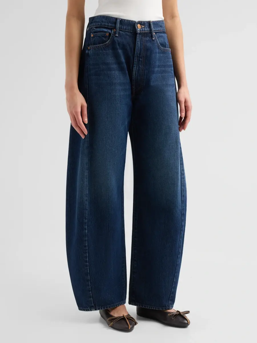 Mother Women's The Spoonful Nerdy Barrel-Leg Jeans | Thumbnail 4