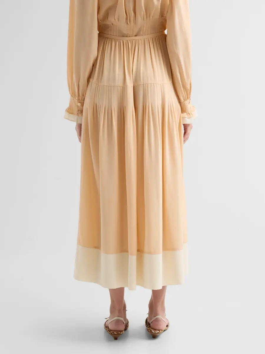 Ulla Johnson Women's Yvette Silk Midi Skirt | Thumbnail 3 Ulla Johnson Women's Yvette Silk Midi Skirt | Thumbnail 3