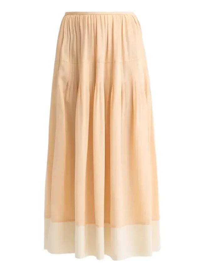 Women's Yvette Silk Midi Skirt