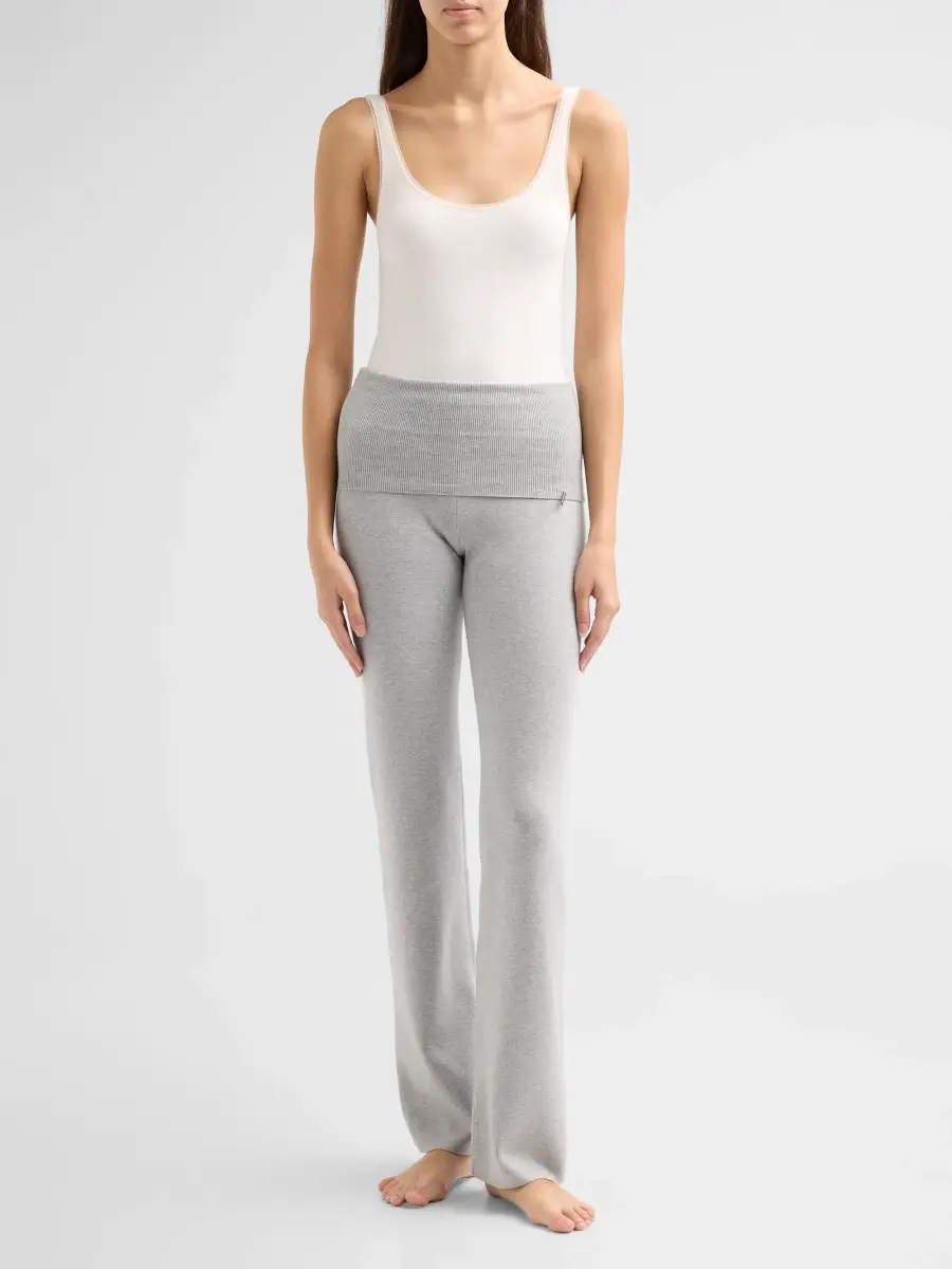Skims Women's Foldover Mid-Weight Knit Pants | Thumbnail 2 Skims Women's Foldover Mid-Weight Knit Pants | Thumbnail 2