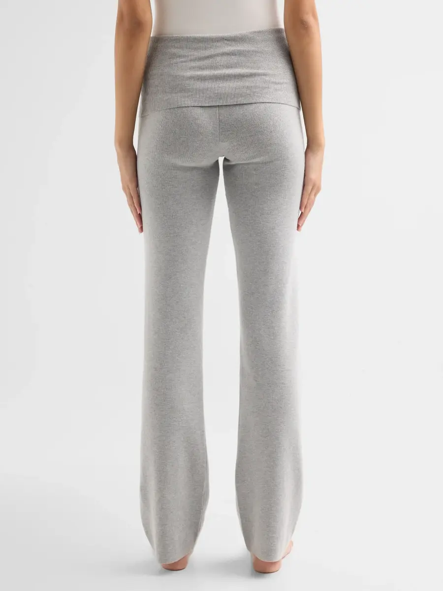 Skims Women's Foldover Mid-Weight Knit Pants | Thumbnail 3 Skims Women's Foldover Mid-Weight Knit Pants | Thumbnail 3