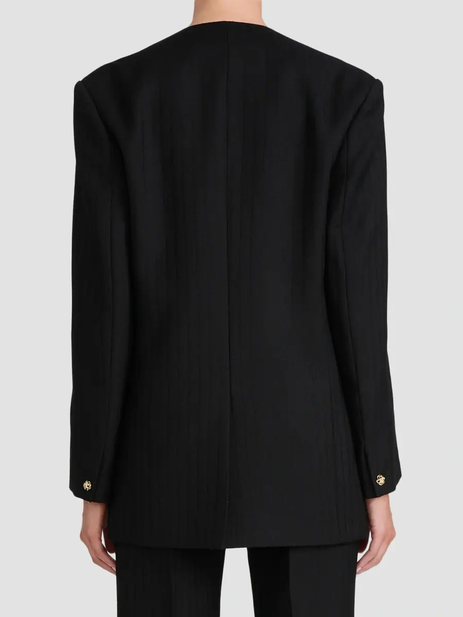 Frame Women's The Collarless Wool Blazer | Thumbnail 3