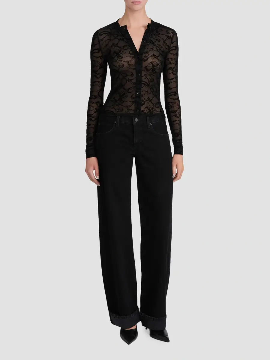 Frame Women's The Lace Burnout Top | Thumbnail 2 Frame Women's The Lace Burnout Top | Thumbnail 2