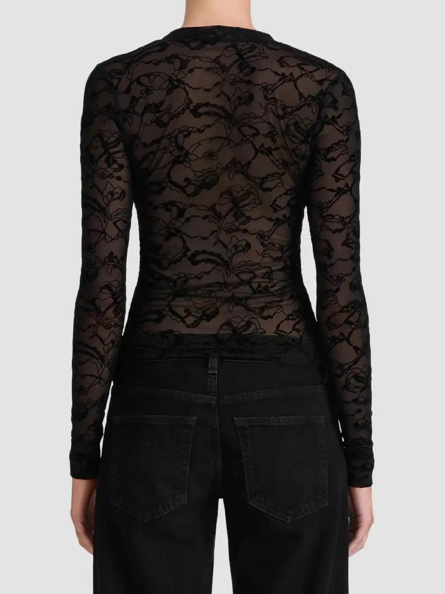 Frame Women's The Lace Burnout Top | Thumbnail 3 Frame Women's The Lace Burnout Top | Thumbnail 3