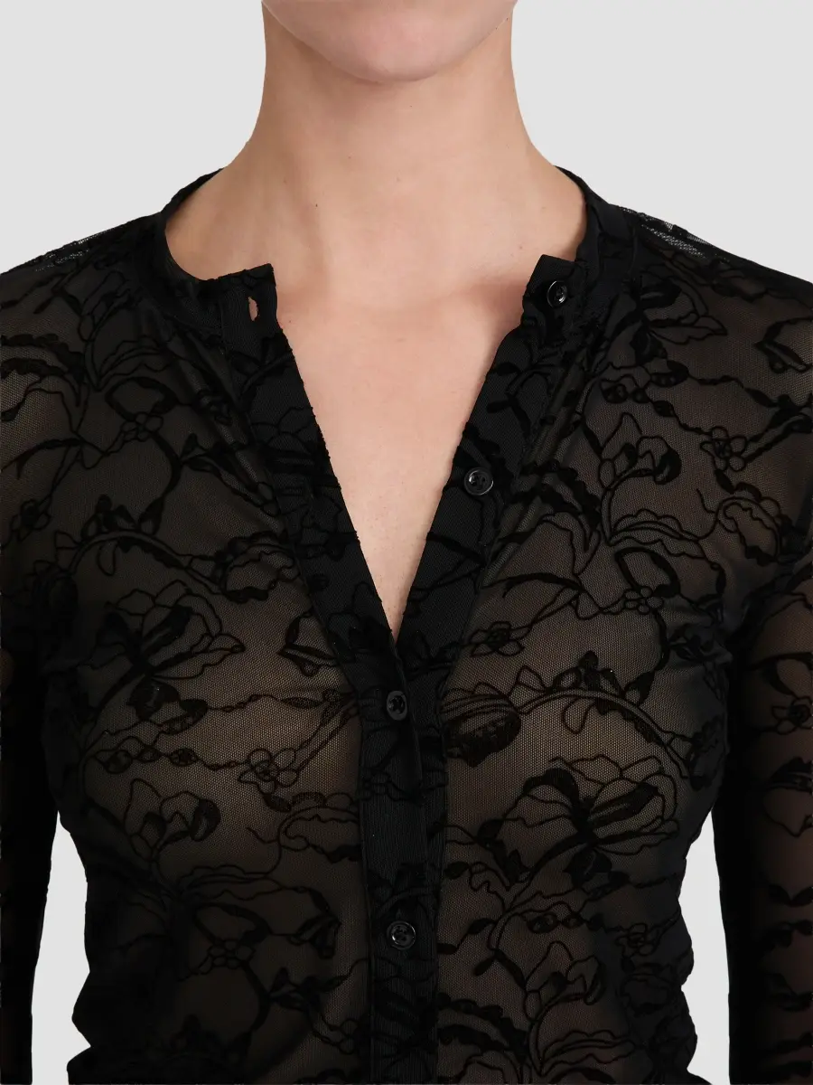 Frame Women's The Lace Burnout Top | Thumbnail 5 Frame Women's The Lace Burnout Top | Thumbnail 5