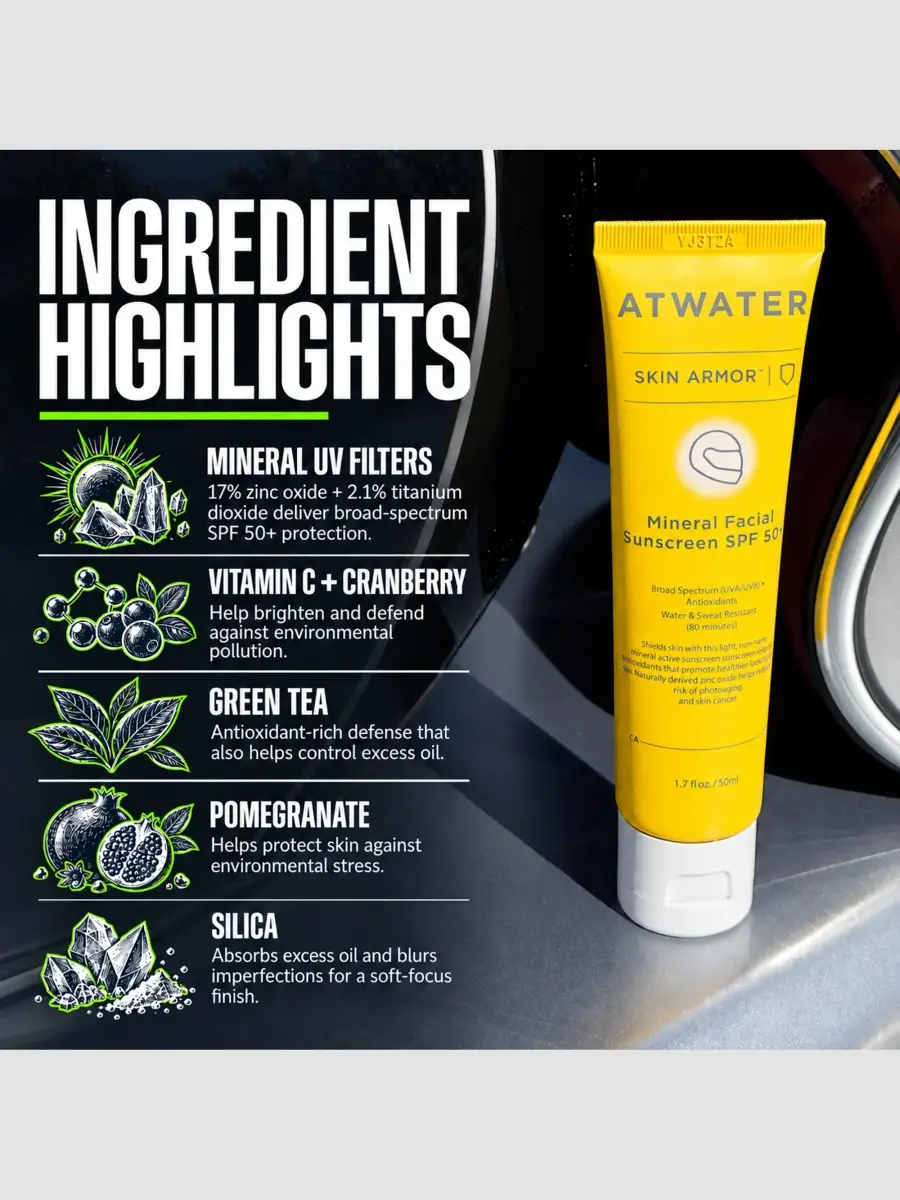 Atwater Skin Armor Mineral Facial Sunscreen SPF 50+ | Thumbnail 3 Atwater Skin Armor Mineral Facial Sunscreen SPF 50+ | Thumbnail 3