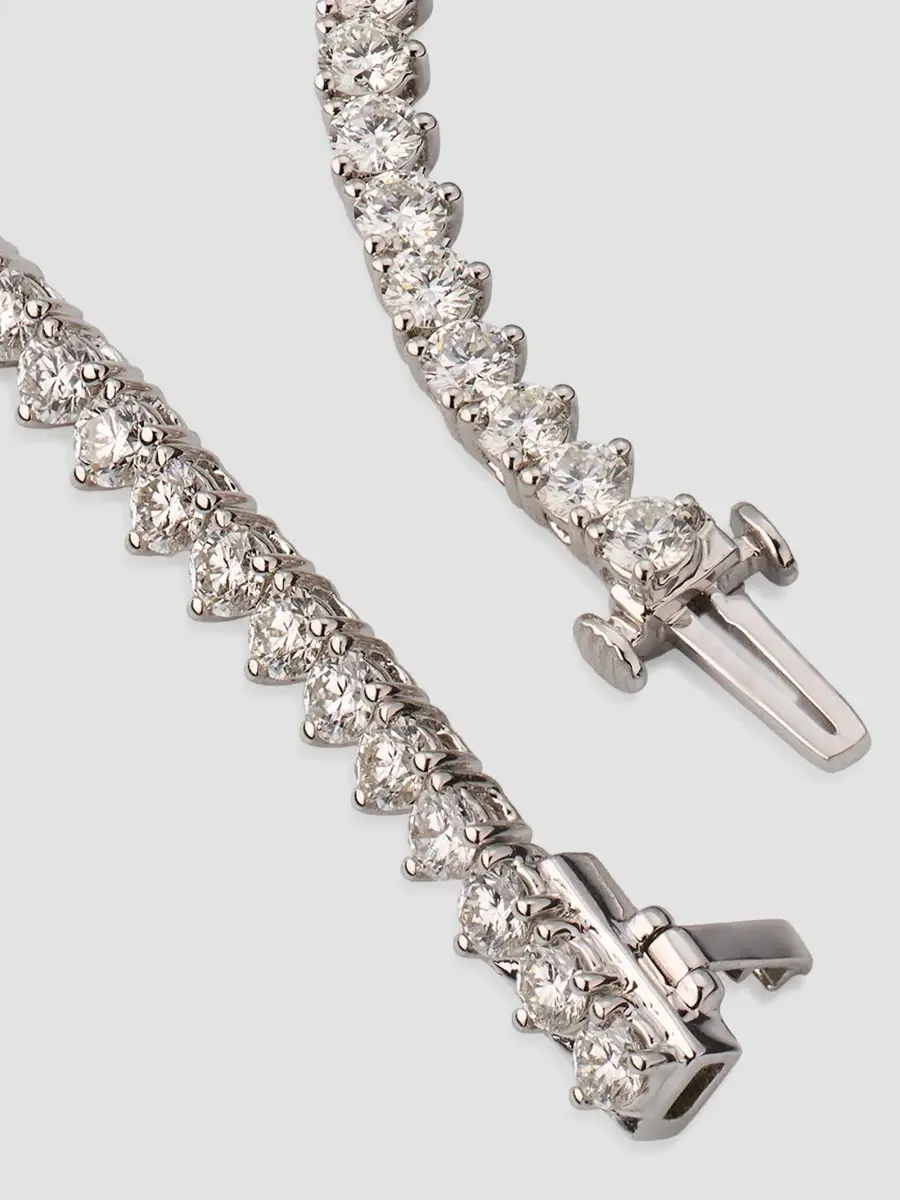 Diamonds at Saks Fifth Avenue Women's 18K White Gold & 11.45 TCW Diamond Tennis Necklace | Thumbnail 4 Diamonds at Saks Fifth Avenue Women's 18K White Gold & 11.45 TCW Diamond Tennis Necklace | Thumbnail 4