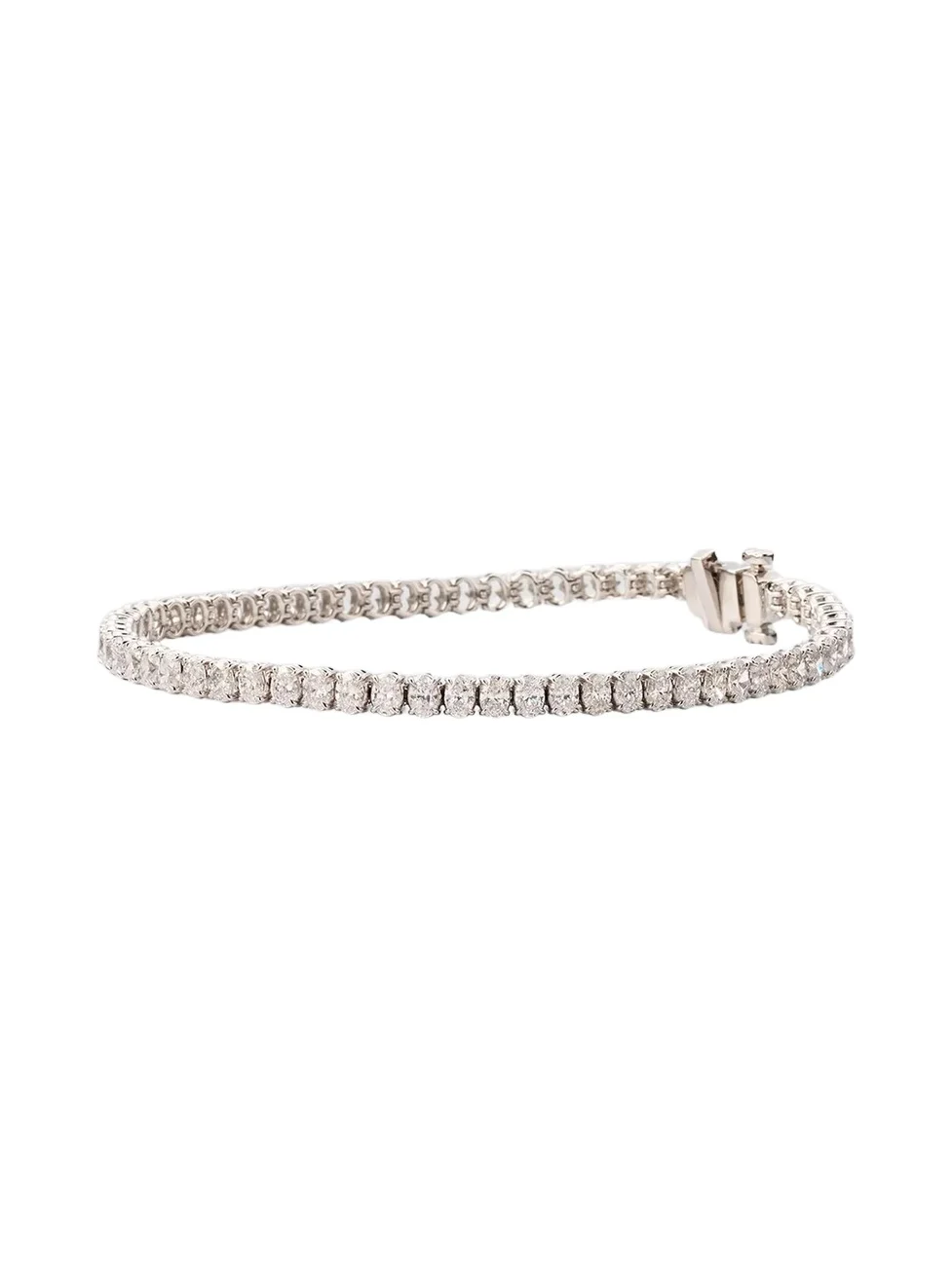 Women's 18K White Gold & 6.40 TCW Diamond Tennis Bracelet Women's 18K White Gold & 6.40 TCW Diamond Tennis Bracelet