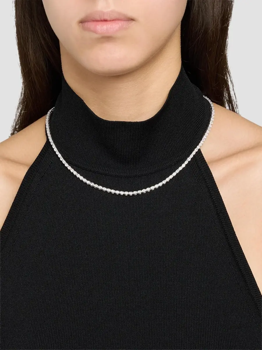 Diamonds at Saks Fifth Avenue Women's 18K White Gold & 11.00 TCW Diamond Tennis Necklace | Thumbnail 2 Diamonds at Saks Fifth Avenue Women's 18K White Gold & 11.00 TCW Diamond Tennis Necklace | Thumbnail 2