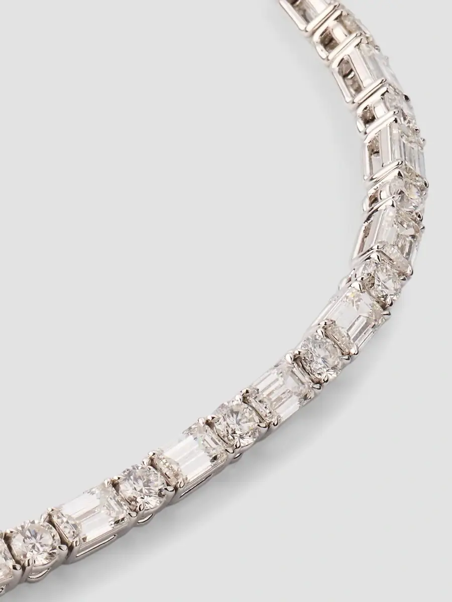 Diamonds at Saks Fifth Avenue Women's 18K White Gold & 7.00 TCW Diamond Tennis Bracelet | Thumbnail 3 Diamonds at Saks Fifth Avenue Women's 18K White Gold & 7.00 TCW Diamond Tennis Bracelet | Thumbnail 3