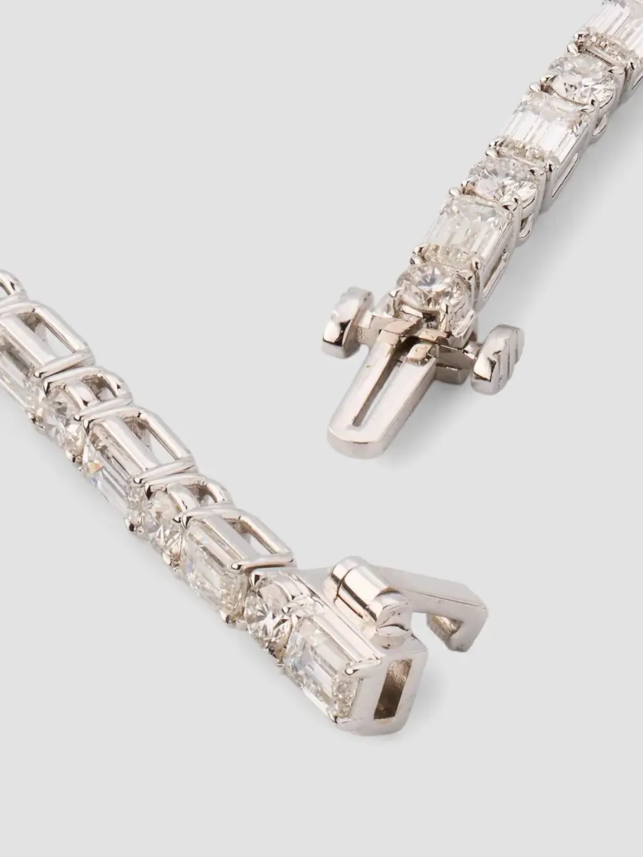 Diamonds at Saks Fifth Avenue Women's 18K White Gold & 7.00 TCW Diamond Tennis Bracelet | Thumbnail 4 Diamonds at Saks Fifth Avenue Women's 18K White Gold & 7.00 TCW Diamond Tennis Bracelet | Thumbnail 4