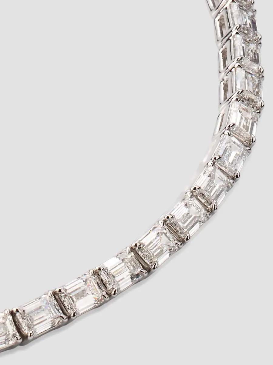 Diamonds at Saks Fifth Avenue Women's Platinum & 5.50 TCW Diamond Tennis Bracelet | Thumbnail 3 Diamonds at Saks Fifth Avenue Women's Platinum & 5.50 TCW Diamond Tennis Bracelet | Thumbnail 3