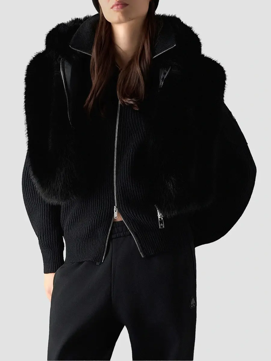 Moose Knuckles Women's Cosmo Faux-Fur Vest | Thumbnail 4