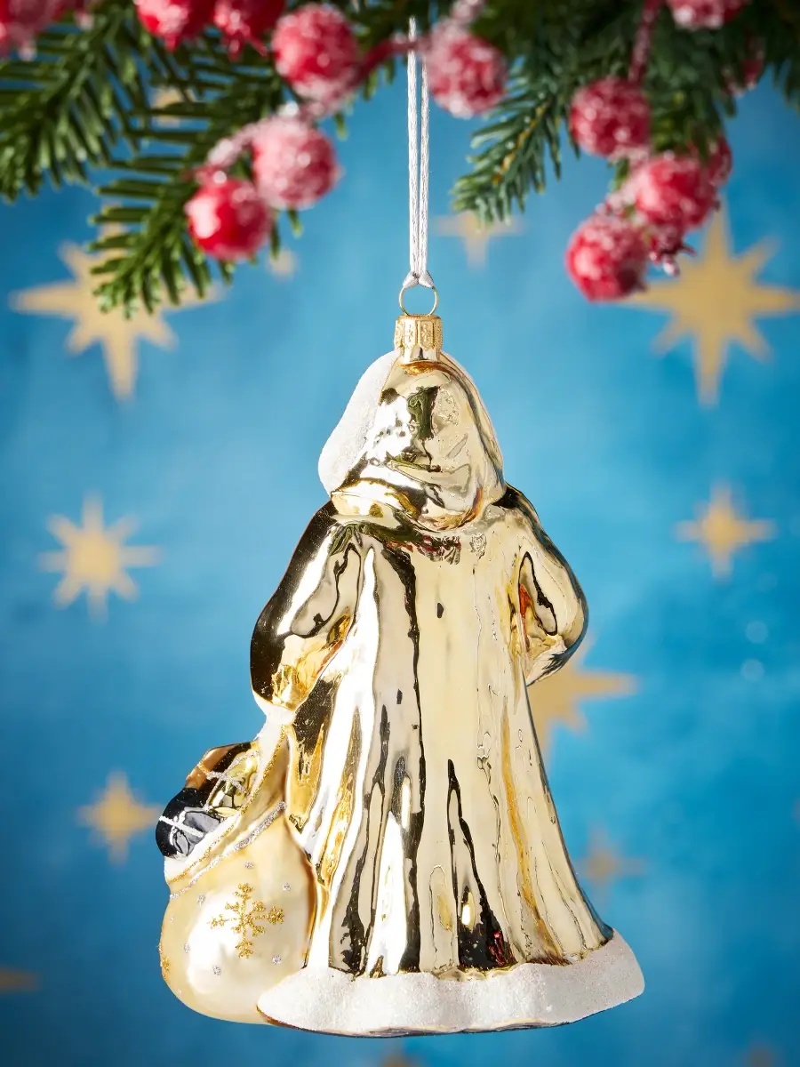 Glassware Art Studio Santa & Presents Glass Ornament | Thumbnail 2 Glassware Art Studio Santa & Presents Glass Ornament | Thumbnail 2
