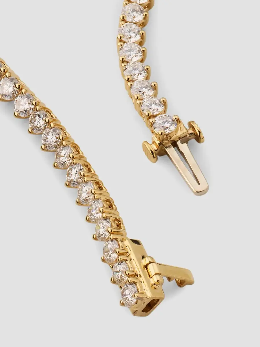 Diamonds at Saks Fifth Avenue Women's 18K Yellow Gold & 11.45 TCW Diamond Tennis Necklace | Thumbnail 4 Diamonds at Saks Fifth Avenue Women's 18K Yellow Gold & 11.45 TCW Diamond Tennis Necklace | Thumbnail 4