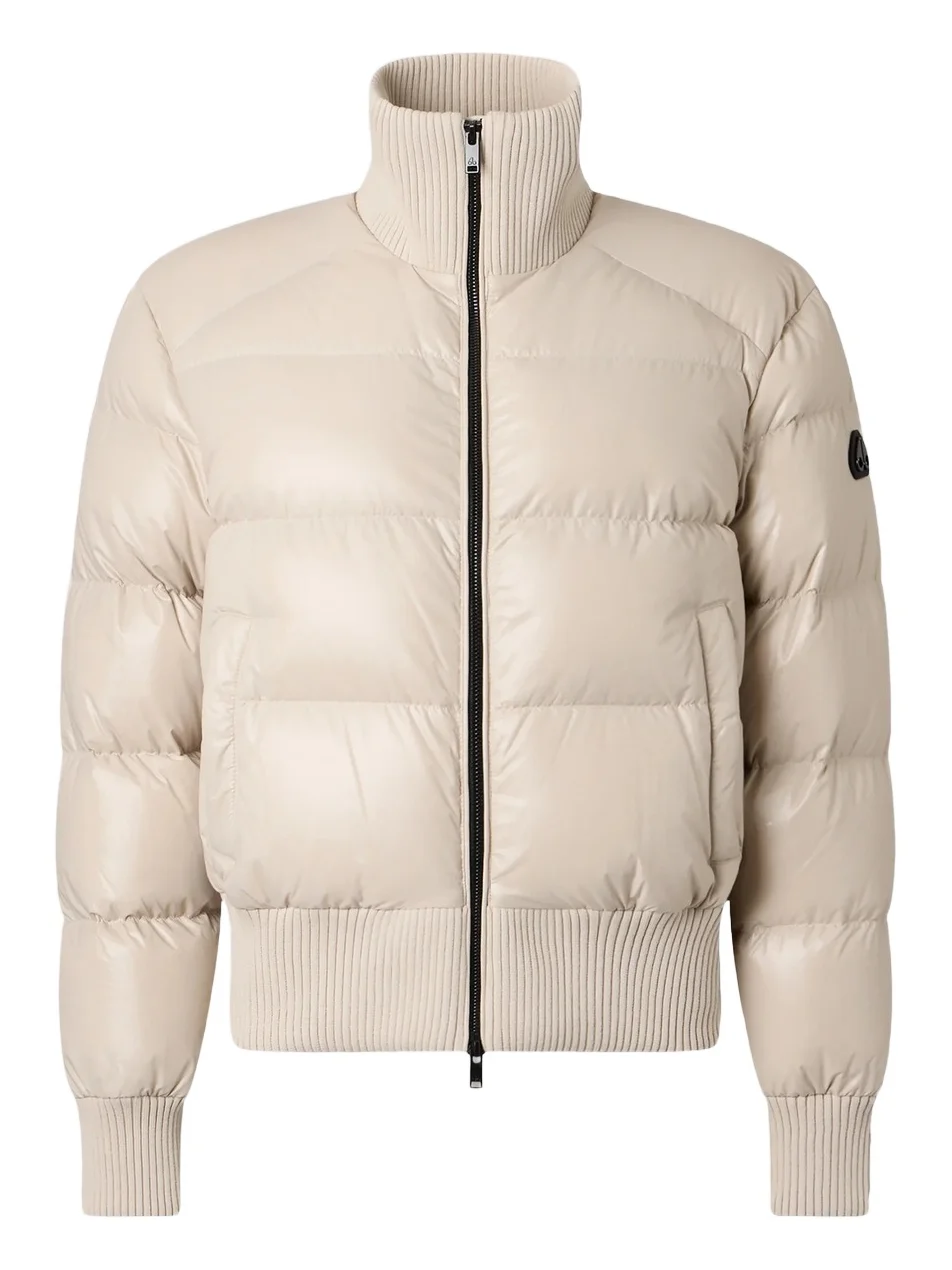 Moose Knuckles Women's Shiny Queens Puffer Bomber Jacket
