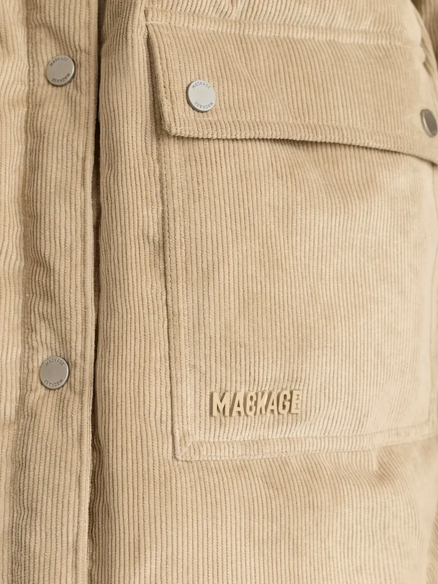 Mackage Women's Kaethe Corduroy Shirt Jacket | Thumbnail 5 Mackage Women's Kaethe Corduroy Shirt Jacket | Thumbnail 5
