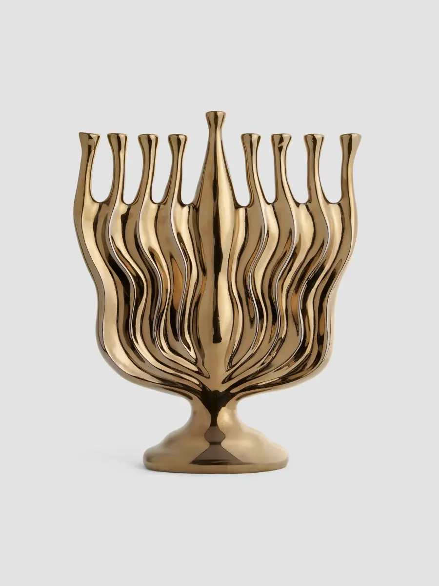 L'Objet Timna Goldtone Menorah | Thumbnail 3 L'Objet Timna Goldtone Menorah | Thumbnail 3