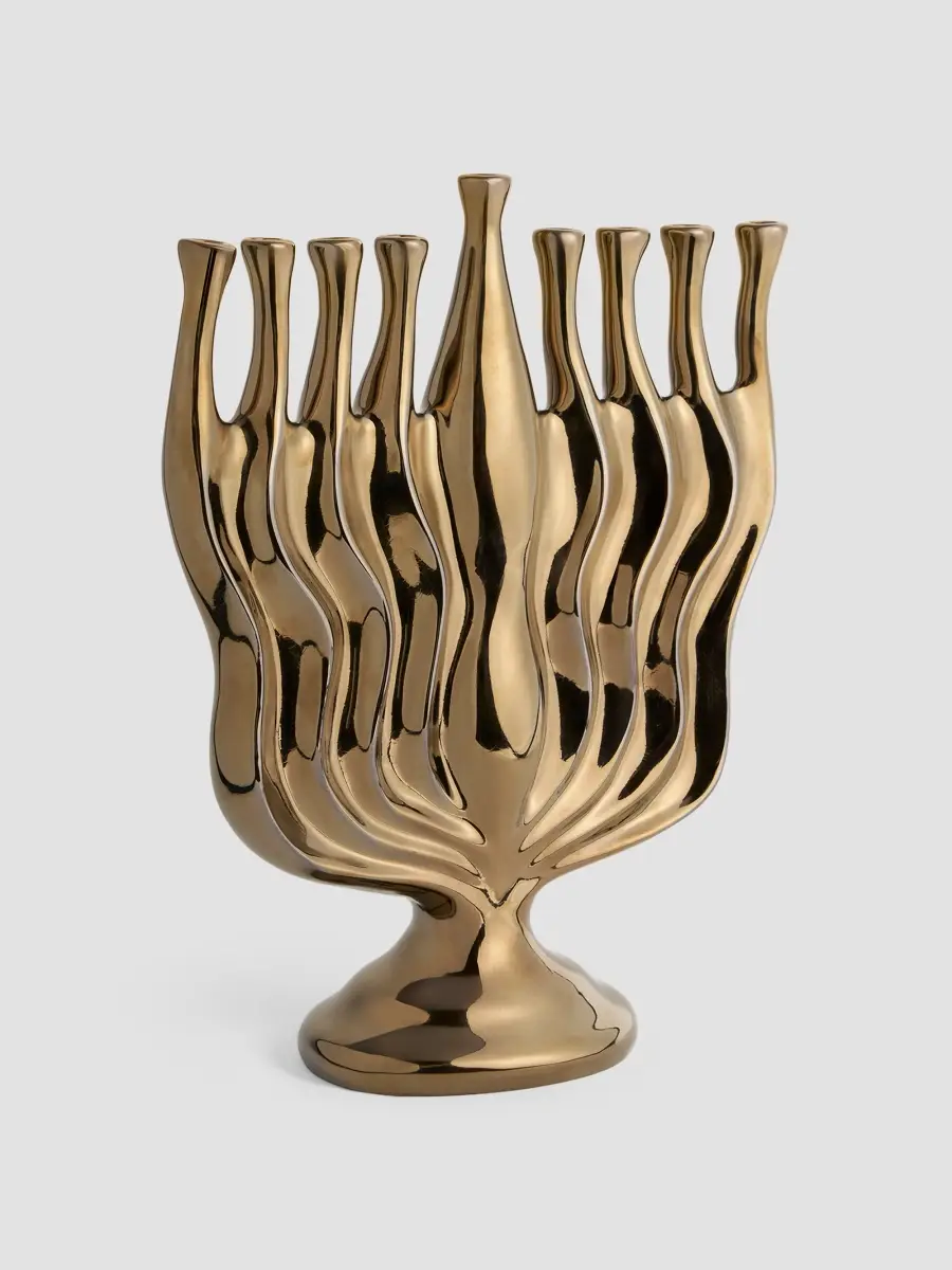 L'Objet Timna Goldtone Menorah | Thumbnail 6 L'Objet Timna Goldtone Menorah | Thumbnail 6