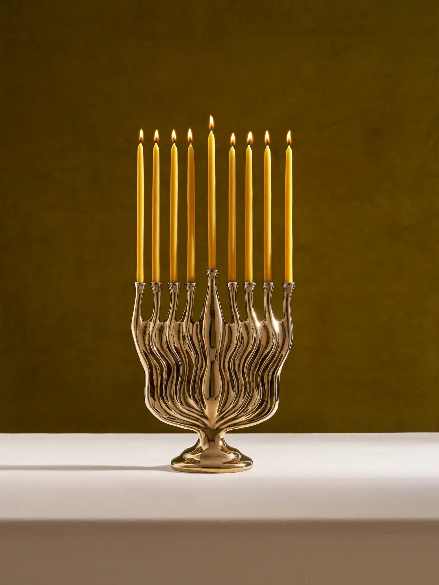 L'Objet Timna Goldtone Menorah | Thumbnail 7 L'Objet Timna Goldtone Menorah | Thumbnail 7