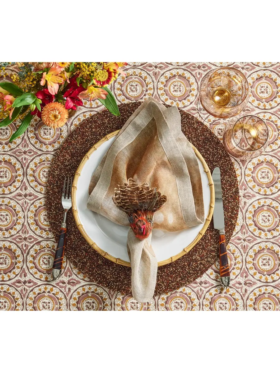 Kim Seybert Gobble Feather Turkey Napkin Ring | Thumbnail 3 Kim Seybert Gobble Feather Turkey Napkin Ring | Thumbnail 3