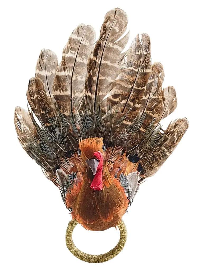 Gobble Feather Turkey Napkin Ring Gobble Feather Turkey Napkin Ring