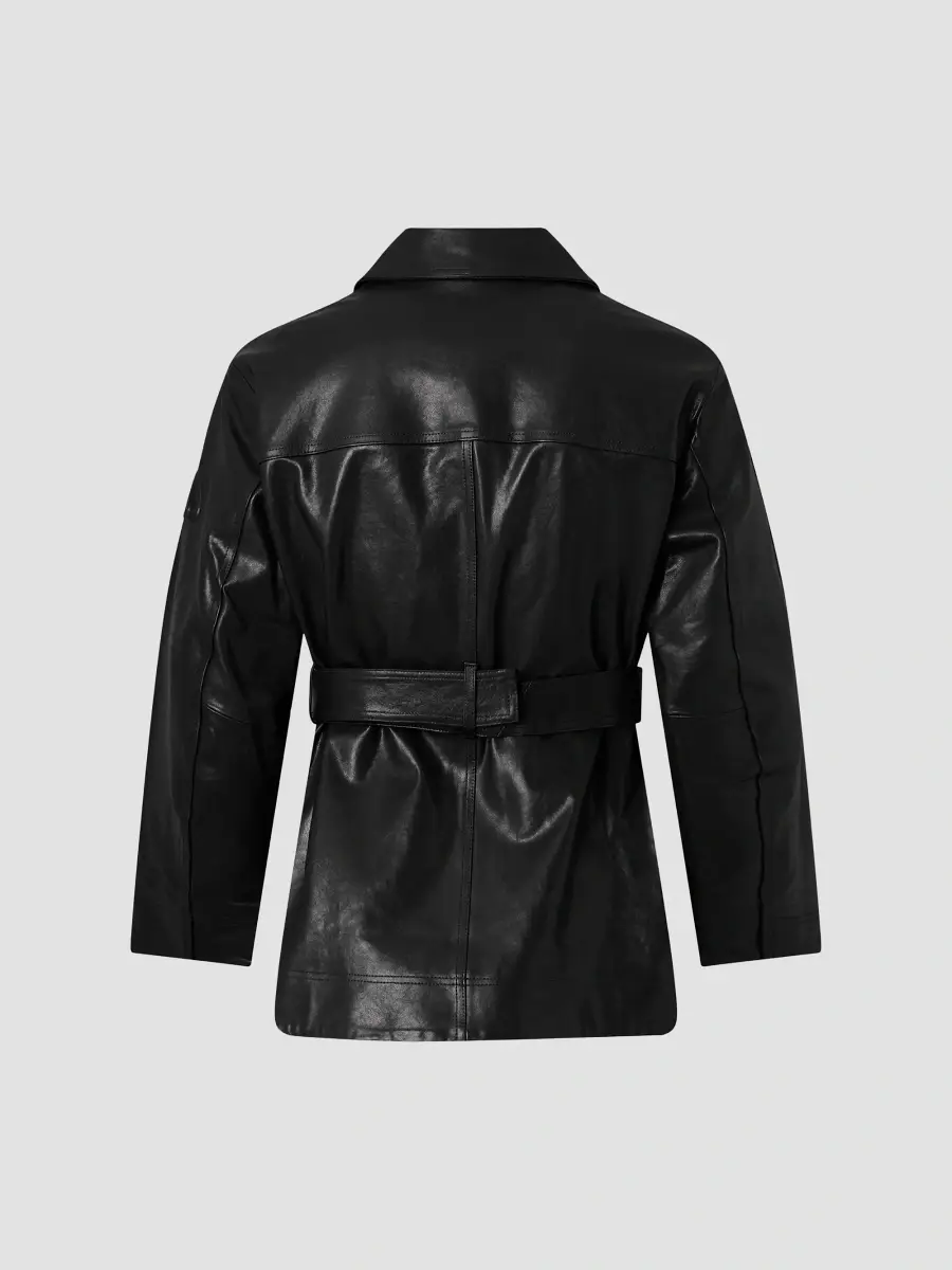 Moose Knuckles Women's Blvd Leather Field Jacket | Thumbnail 5