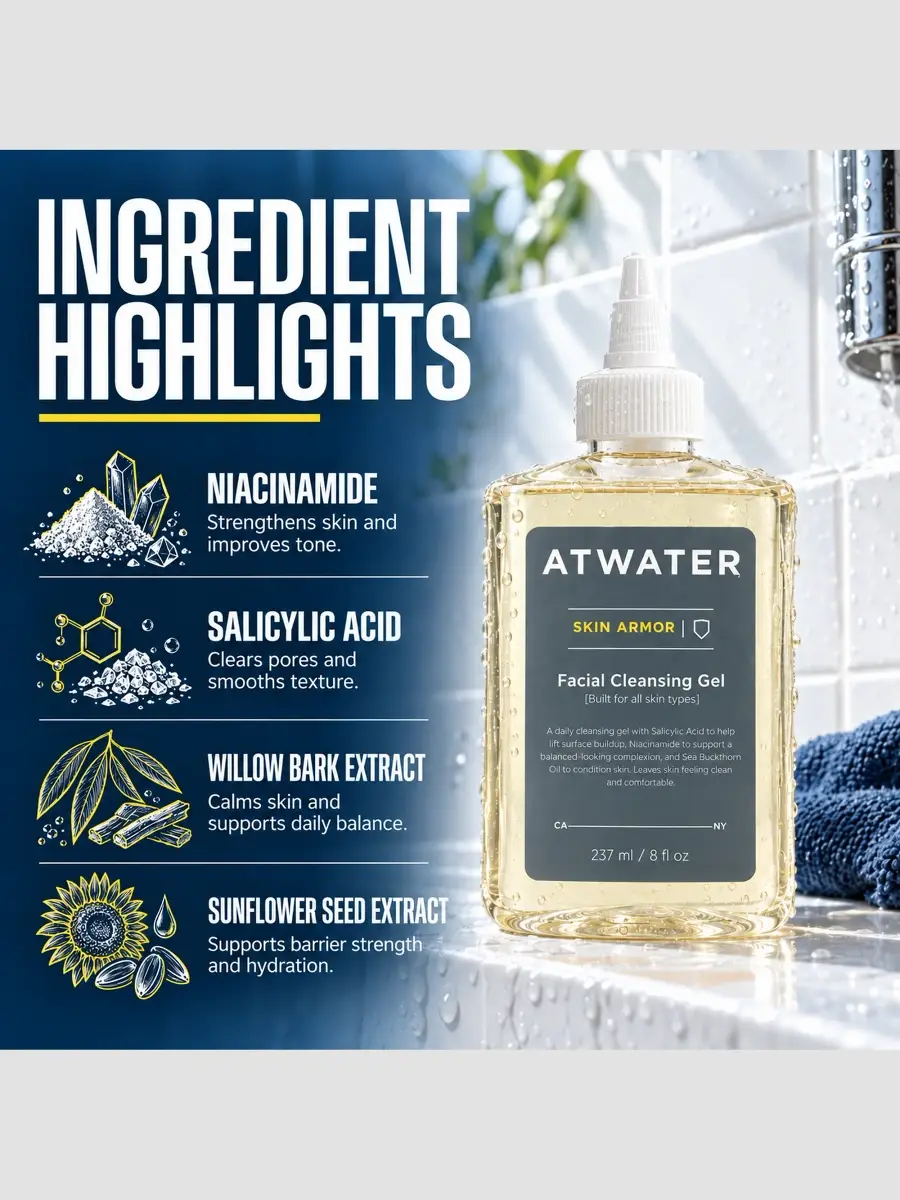 Atwater ​Skin Armor Facial Cleansing Gel | Thumbnail 3