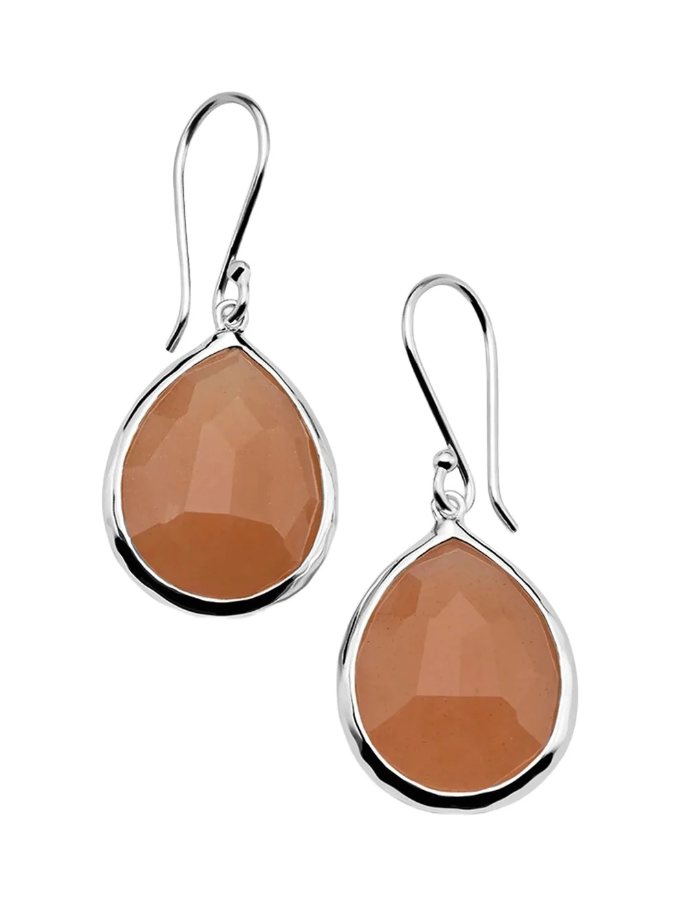 Ippolita Women's Rock Candy Sterling Silver & Peach Moonstone Teardrop Earrings