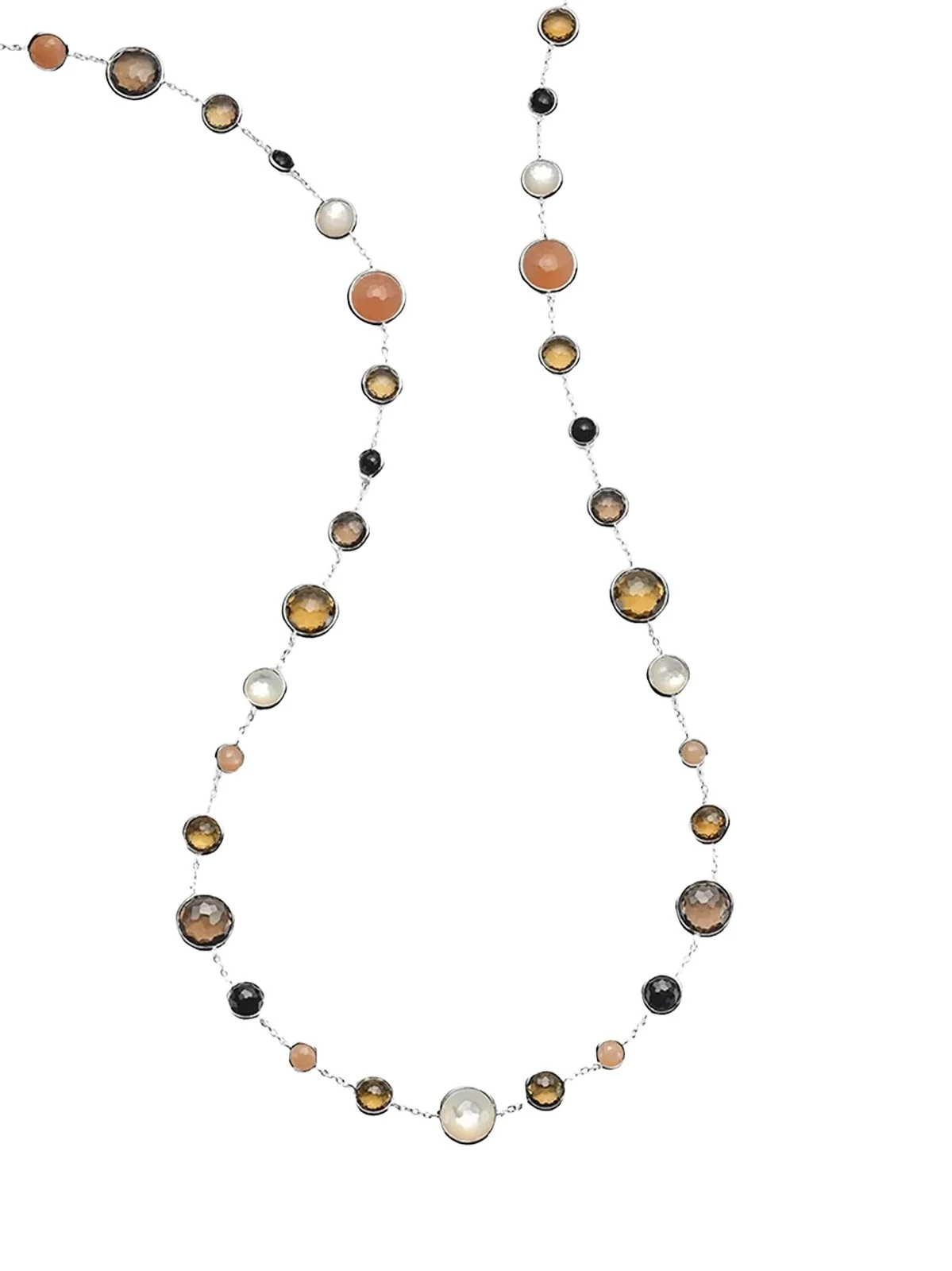 Women's Lollipop Lollitini Sterling Silver & Multi-Stone Long Station Necklace