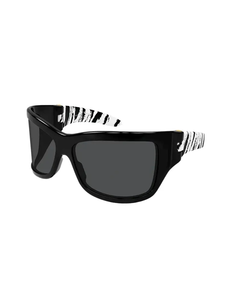 Bottega Veneta Women's Intrecciato 74MM Oversized Wrap Sunglasses