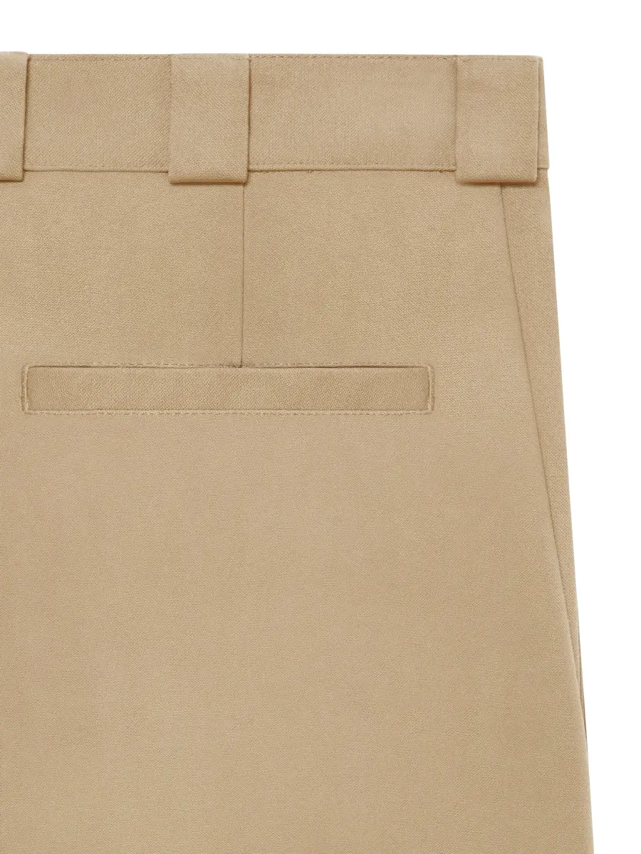 Givenchy Men's Extra Wide Chino Pants in Canvas - Beige | Thumbnail 3