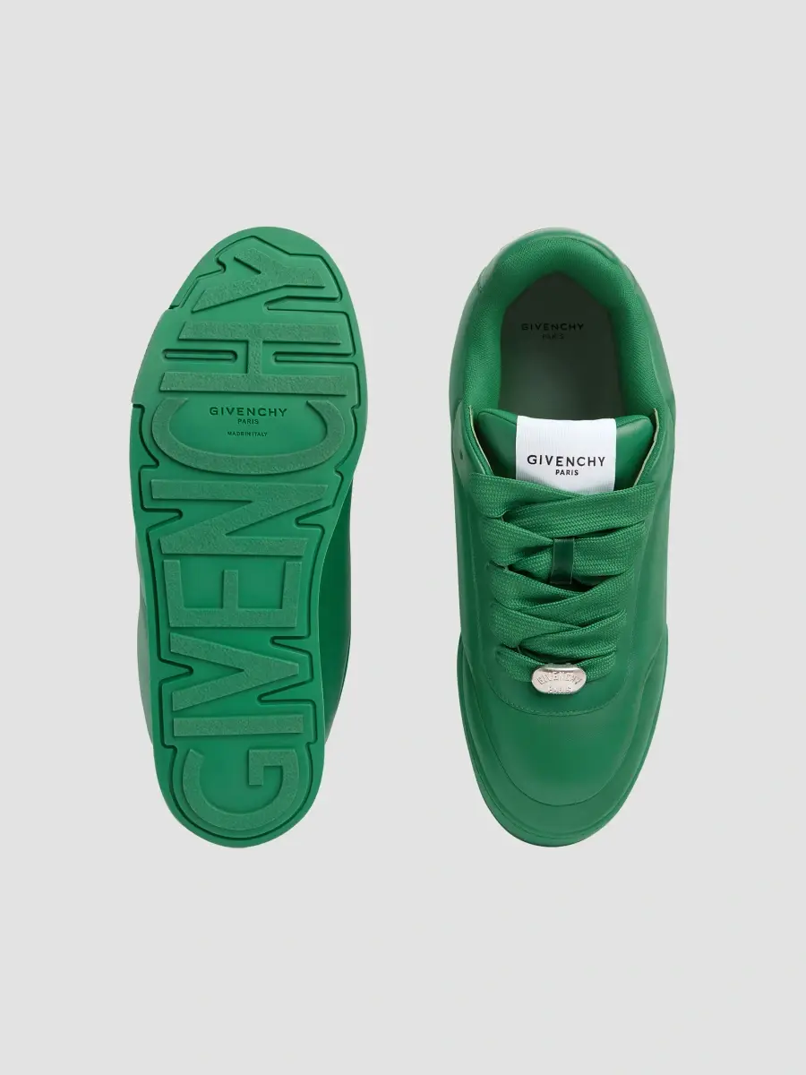Givenchy Men's Puffy Yard Sneakers in Nappa Leather - Green | Thumbnail 4 Givenchy Men's Puffy Yard Sneakers in Nappa Leather - Green | Thumbnail 4