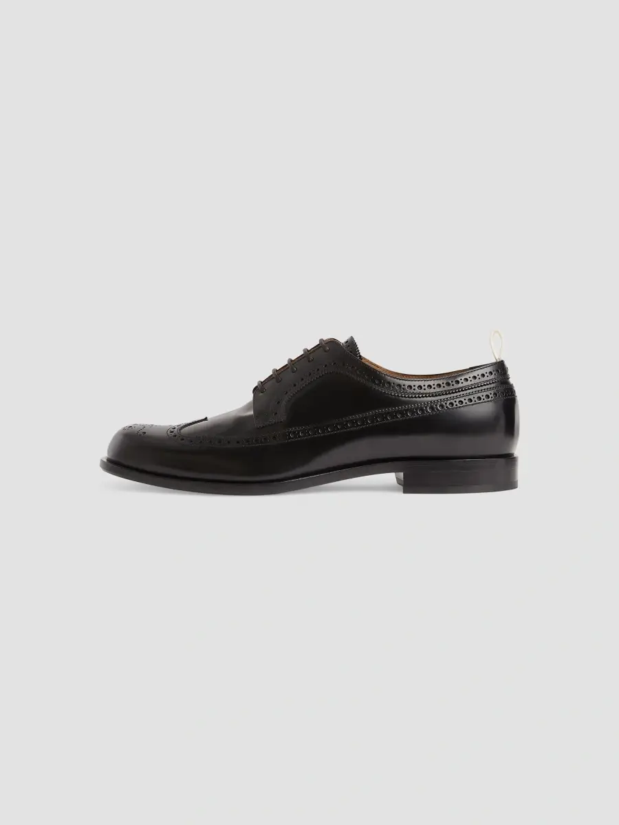 Givenchy Men's Tux Derbies in Brushed Leather - Black | Thumbnail 3